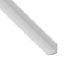 Immagine di ANGOLARE 10 MM x 10 MM SPESSORE 1 MM ALLUMINIO COLORE ARGENTO LUNGHEZZA 2 MT