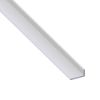 Immagine di ANGOLARE 20 MM x 10 MM SPESSORE 1,5 MM ALLUMINIO COLORE ARGENTO LUNGHEZZA 1 MT