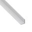 Immagine di ANGOLARE 30 MM x 30 MM SPESSORE 2 MM ALLUMINIO COLORE ARGENTO LUNGHEZZA 1 MT