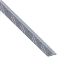 Immagine di ANGOLARE 23,5 MM x 23,5 MM SPESSORE 1,5 MM ALLUMINIO LAMIERA STRIATA LUNGHEZZA 1 MT