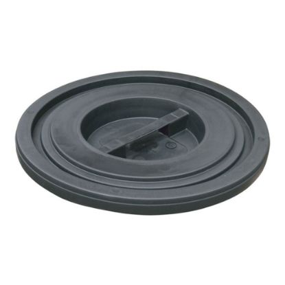 Immagine di COPERCHIO PER BIDONE PVC NERO 100-120 LT COLORE NERO