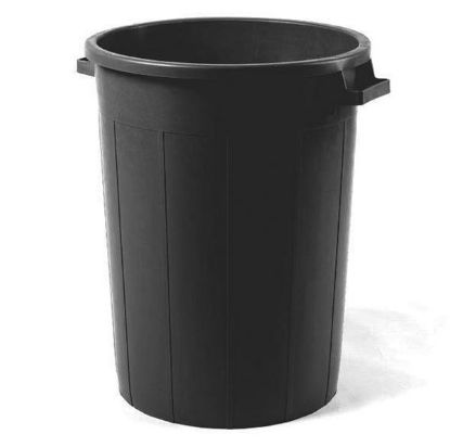Immagine di CONTENITORE PVC NERO TRONCOCONICO 100 LT (BIGONCIO)