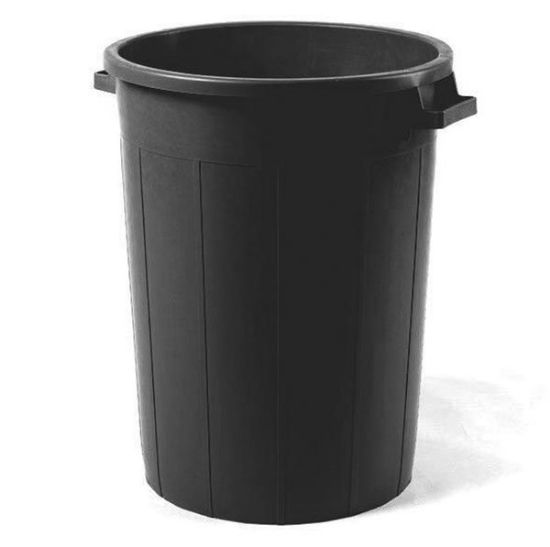 Immagine di CONTENITORE PVC NERO TRONCOCONICO 75 LT (BIGONCIO)