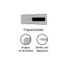 Immagine di FRATTONE INOX ANGOLO STONDATO TRAPEZIO 200x80 MM ANCORA