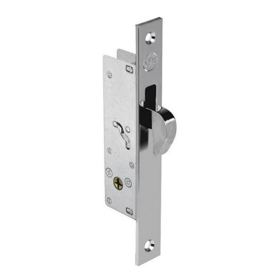 Immagine di SERRATURA CILINDRO A SPILLO CATENACCIO E GANCIO FRONTALE 160X20X3 MM PER PORTE IN ALLUMINIO ASSA ABLOY