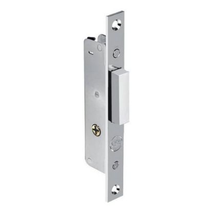 Immagine di SERRATURA CILINDRO A SPILLO CATENACCIO AVANZANTE FRONTALE 160x20x3 MM PER PORTE IN ALLUMINIO ASSA ABLOY