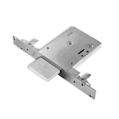 Immagine di SERRATURA DOPPIA MAPPA 4 MANDATE 3 CHIUSURE ENTRATA 70 MM PER INFERRIATE E CANCELLI ASSA ABLOY