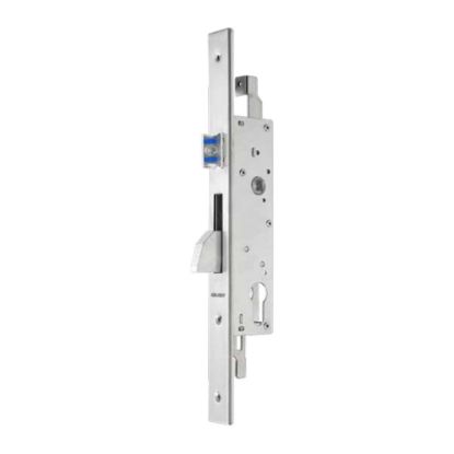 Immagine di SERRATURA PER INFISSI IN ALLUMINIO CON SCROCCO E CATENACCIO ENTRATA 30 MM FRONTALE 22 MM INTERASSE 85 MM ASSA ABLOY