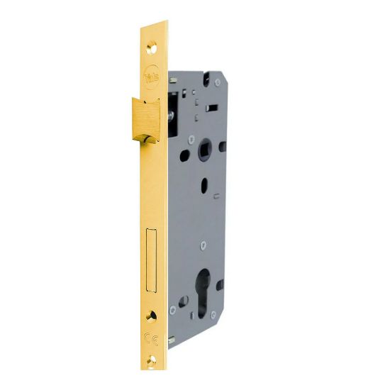 Immagine di SERRATURA INFILARE PER PORTE IN LEGNO DA INTERNO ENTRATA 50 MM INTERASSE 85 MM BORDO QUADRO ASSA ABLOY