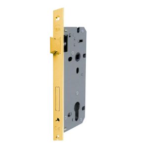 Immagine di SERRATURA INFILARE PER PORTE IN LEGNO DA INTERNO ENTRATA 45 MM INTERASSE 85 MM BORDO QUADRO ASSA ABLOY