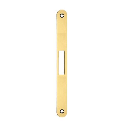 Immagine di INCONTRO PER SERRATURA AD INFILARE 50x90 MM OTTONE LUCIDO AGB