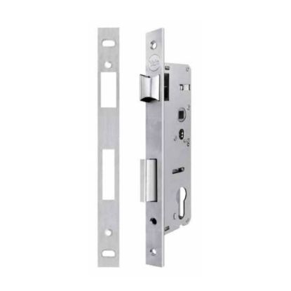 Immagine di SERRATURA DA MONTANTE 85x20 MM FRONTALE 22 MM SSS BOX PER PORTE ALLUMINIO ASSA ABLOY