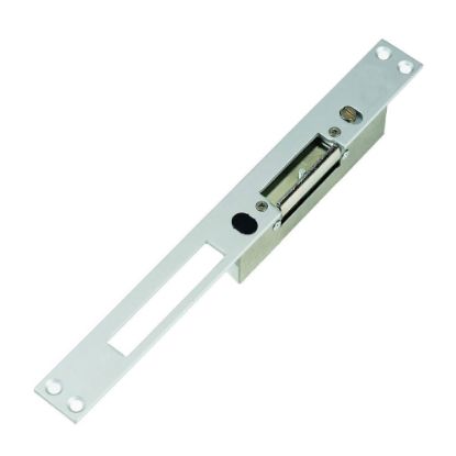 Immagine di INCONTRO ELETTRICO SGANCIO PERMANENTE CORTO 8/12V ARGENTO ASSA ABLOY