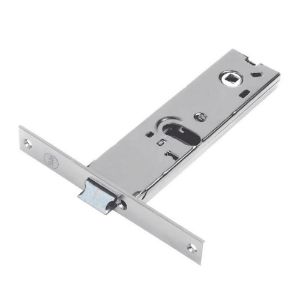Immagine di SERRATURA PER PORTE ALLUMINIO ORIZZONTALE ENTRATA 58 MM INTERASSE 48 MM FASCIA 44 MM 1 MANDATA ASSA ABLOY