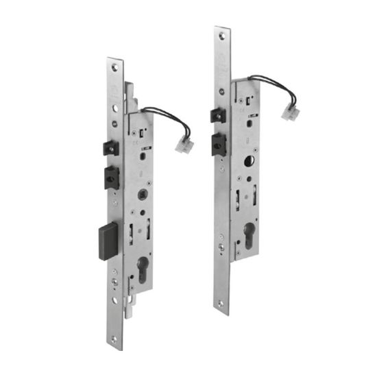 Immagine di SERRATURA ELETTRICA MONOPUNTO MP1 ENTRATA 30 MM INTERASSE 85 MM CATENACCIO AVANZANTE CHIUSURA 3 PUNTI PER PORTE ALLUMINIO ASSA ABLOY
