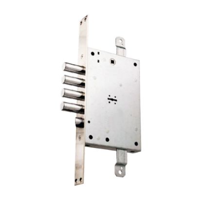 Immagine di SERRATURA A INFILARE TRIPLICE INTERNO 28 MM 3CHIAVI 60 MM CANOTTI INTERNO 15 MM ESTERNO 28 MM SX PER PORTE BLINDATE MOTTURA