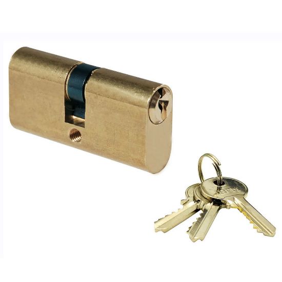 Immagine di CILINDRO PER SERRATURE AD INFILARE OVALE 70 MM - 1 PZ/BLISTER IBFM