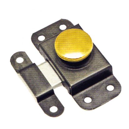 Immagine di CATENACCIO TIPO TARGETTES 30 MM ACCIAO BRUNITO 1 PZ/BLISTER