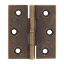 Immagine di CERNIERA PIANA OTTONE BRONZATO 30x25 MM - 4 PZ/BLISTER