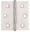 Immagine di CERNIERA PIANA FINITURA NICHEL 100x70 MM - 2 PZ/BLISTER