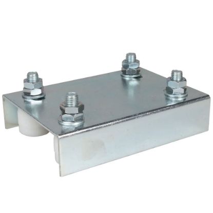 Immagine di MINIPIASTRA PER CANCELLO SCORREVOLE 4 RULLI OGIVA