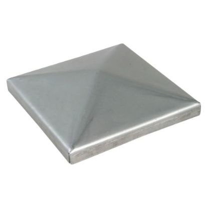 Immagine di COPRIPILASTRI 150X150 MM QUADRATI ZINCATI A SALDARE