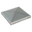 Immagine di COPRIPILASTRI 100x100 MM QUADRATI ZINCATI A SALDARE