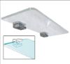 Immagine di COPPIA REGGIMENSOLE MOD. RMC21 CROMO 2,0x2,8 CM SPESSORE 1/21 MM