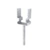 Immagine di PORTAPILASTRO CON BARRA L 71XH150 MM