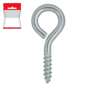 Immagine di OCCHIOLO ZINCATO DIAMETRO 12 MM L30 - 10 PZ/BLISTER