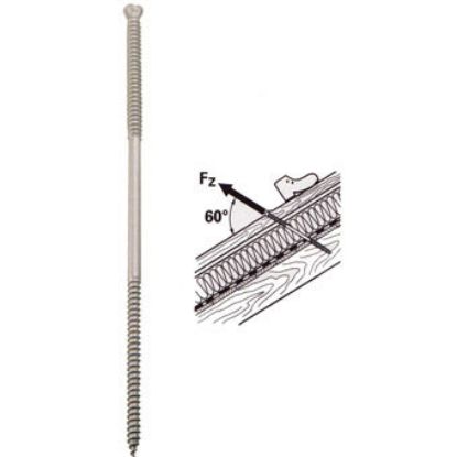 Immagine di VITE PER PACCHETTO D ISOLAMENTO 7X250 MM ACCIAIO CONFEZIONE DA 50 PZ