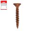 Immagine di VITE PER LEGNO 4x40 MM BRONZO 25 PZ/BLISTER