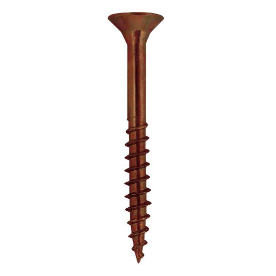 Immagine di VITE PER LEGNO BRONZATA 6x80 MM CONFEZIONE DA 200 PZ