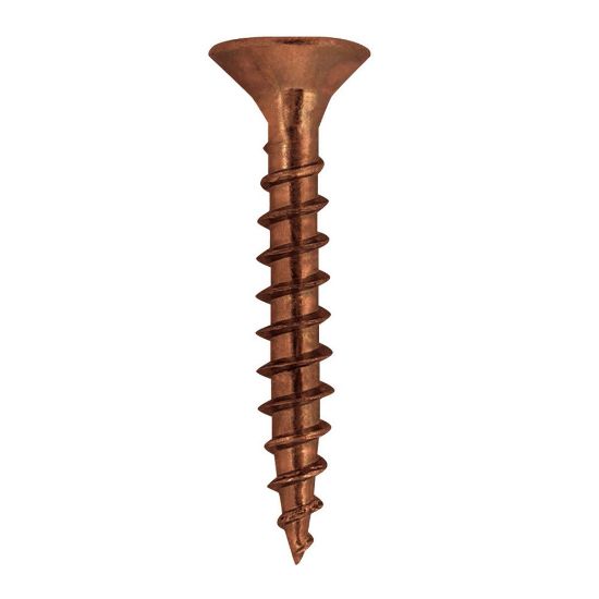 Immagine di VITE PER LEGNO BRONZATA 6X50 MM CONFEZIONE DA 200 PZ