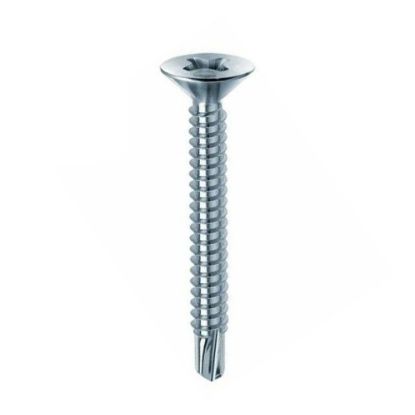 Immagine di VITE PER FERRO TESTA SVASATA PIANA AUTOFORANTE 3,5x25 MM CONFEZIONE DA 500 PZ
