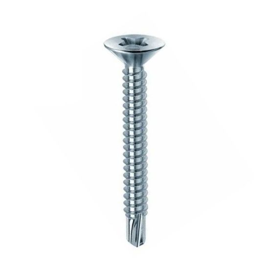 Immagine di VITE PER FERRO TESTA SVASATA PIANA AUTOFORANTE 3,5x13 MM CONFEZIONE DA 500 PZ