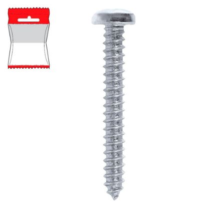 Immagine di VITE PER FERRO TESTA CILINDRICA AUTOFILETTANTE 4,8x38 MM BLISTER 25 PZ
