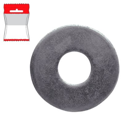 Immagine di RONDELLA LARGA INOX INTERNO 6,4 MM X18 MM ESTERNO 15 PZ/BLISTER