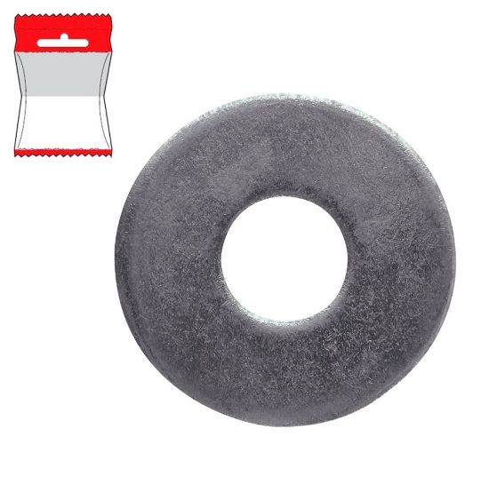 Immagine di RONDELLA LARGA INOX INTERNO 5,3 MM X15 MM ESTERNO 30 PZ/BLISTER