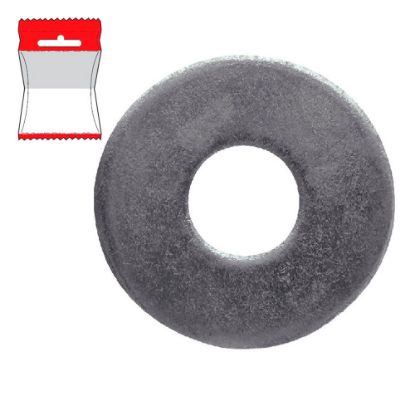 Immagine di RONDELLA STRETTA INOX INTERNO 10,5 MM X20 MM ESTERNO 10 PZ/BLISTER