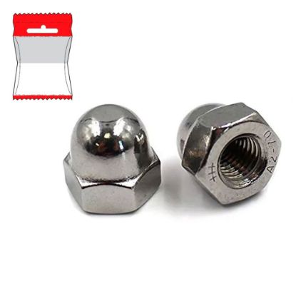 Immagine di DADO CIECO INOX M 10 BLISTER 10 PZ