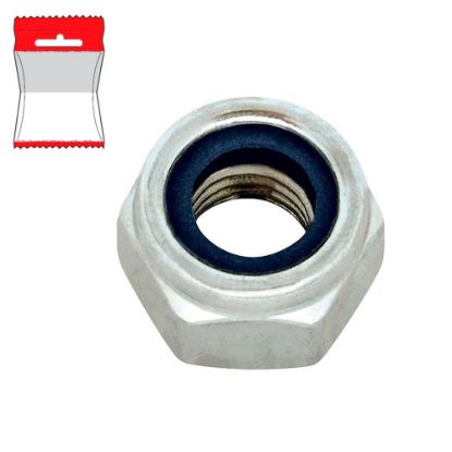 Immagine di DADO ESAGONALE AUTOBLOCCANTE ZINCATO M 10 BLISTER 10 PZ