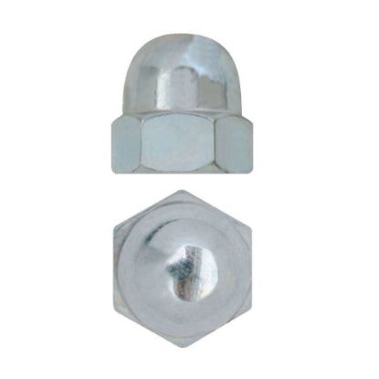 Immagine di DADO CIECO ZINCATO M16 H27 S24 CONFEZIONE 10 PZ