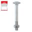 Immagine di BULLONE TESTA TONDA PARZIALMENTE FILETTATO 6x30 MM CON DADO BLISTER 15 PZ