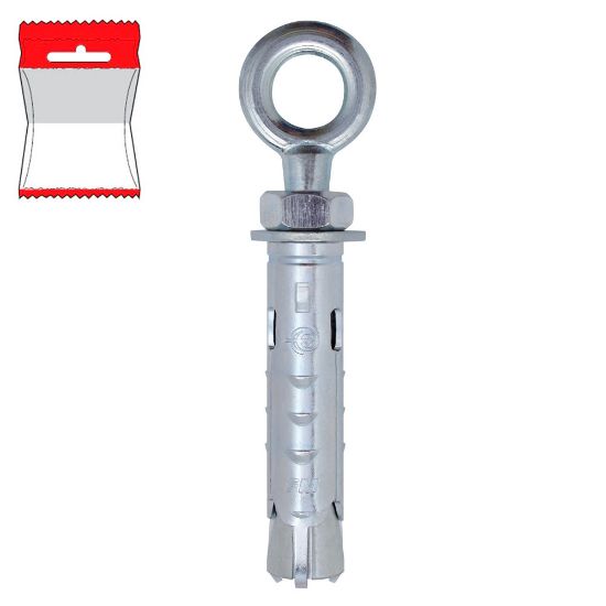 Immagine di TASSELLO CON OCCHIOLO Ø 10x45 MM BLISTER 2 PZ