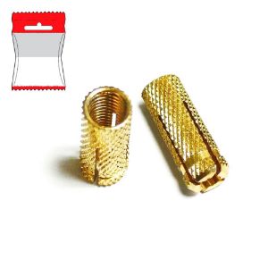 Immagine di TASSELLO IN OTTONE M 5X20 MM Ø 6,5 MM BLISTER 10 PZ
