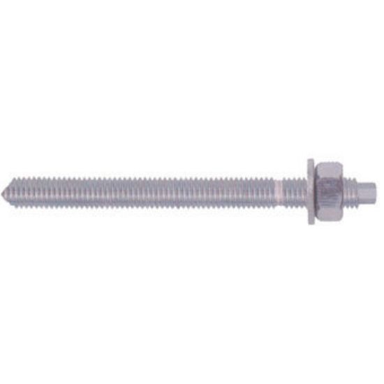Immagine di BARRA FILETTATA PER RESINA M 10x115 MM CONFEZIONE 10 PZ