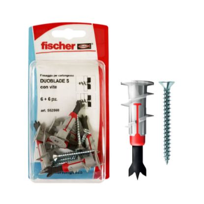 Immagine di TASSELLO GK NYLON PER CARTONGESSO CON VITE BLISTER 6 PZ