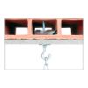 Immagine di ANCORA A SCATTO CON GANCIO APERTO M 4x70 MM BLISTER 2 PZ