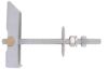 Immagine di ANCORA BASCULANTE CON BARRA M 6x100 MM CONFEZIONE DA 25 PZ